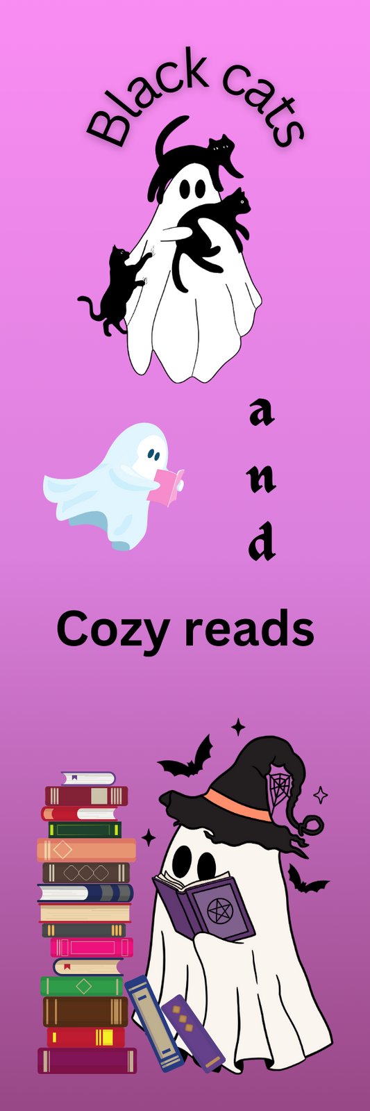 Black Cats & Cozy Reads Bookmark