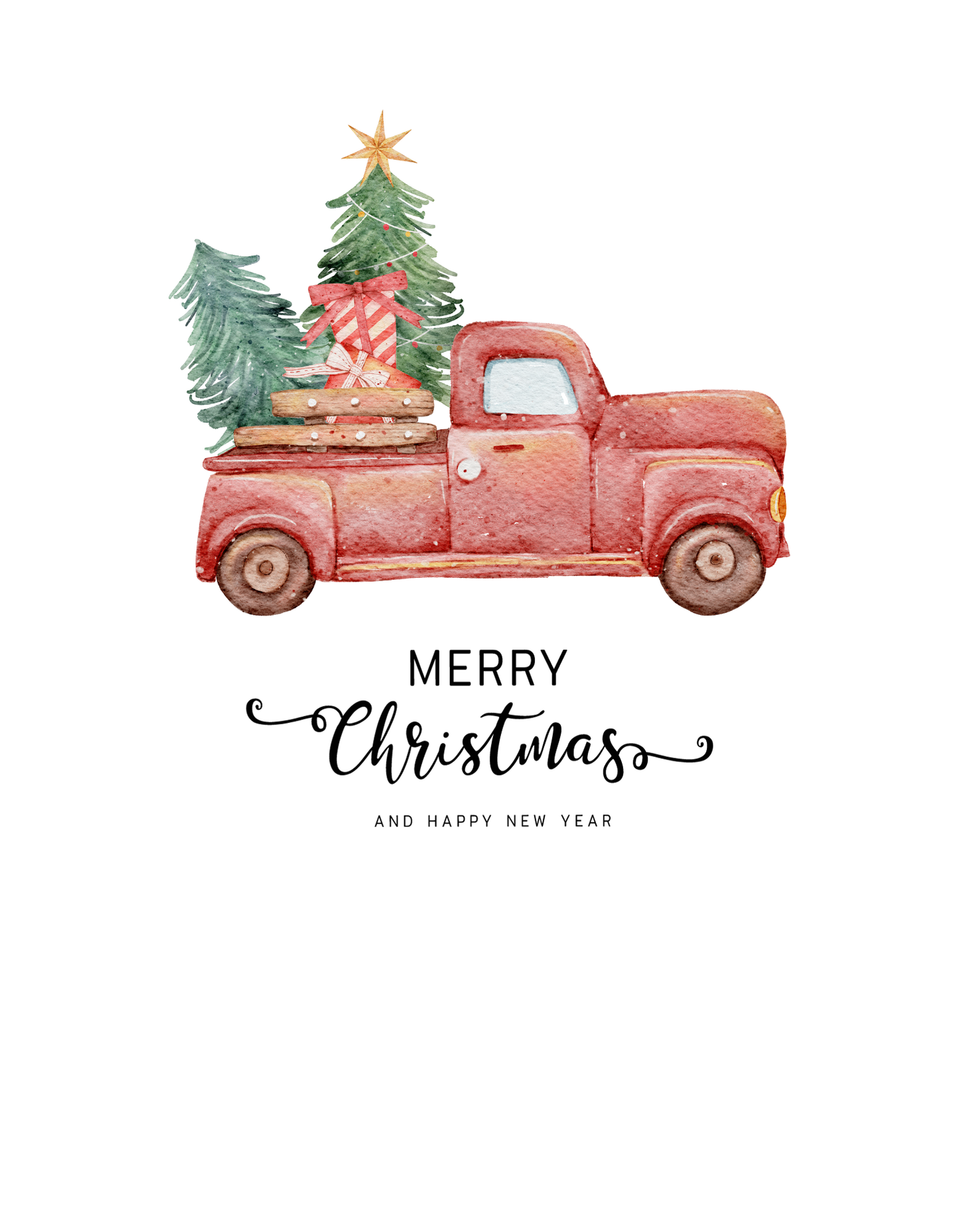 Truck Greeting Card