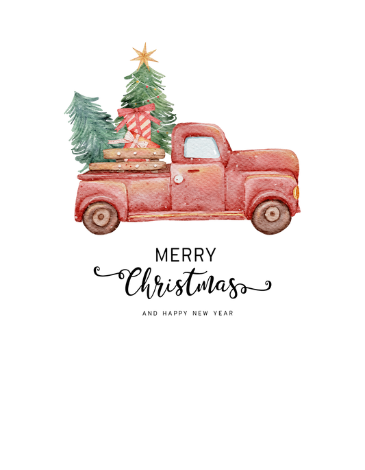 Truck Greeting Card