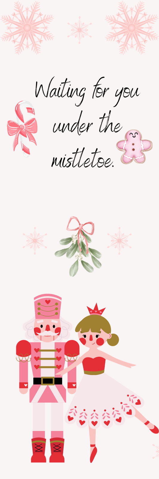 Mistletoe Kisses Bookmark