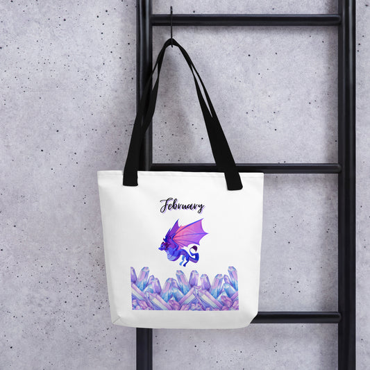 February Dragons & Crystal Tote bag