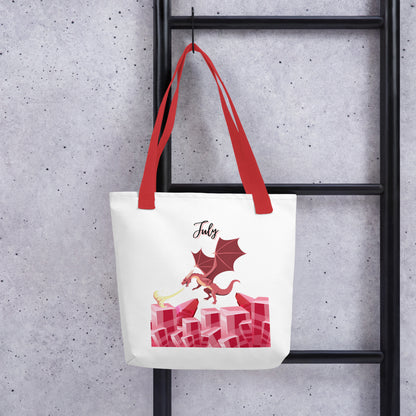 July Dragon & Crystal Tote bag