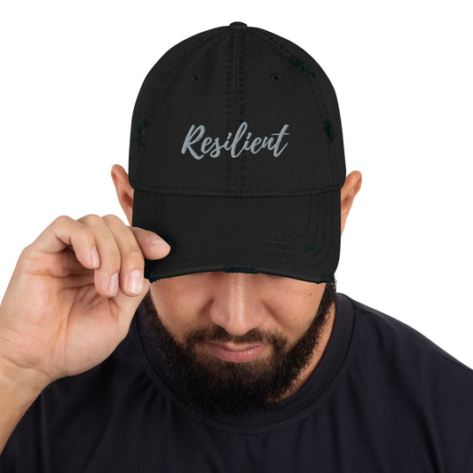 Resilient Unisex Distressed Hat