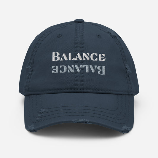 Balance Distressed Hat Balanced