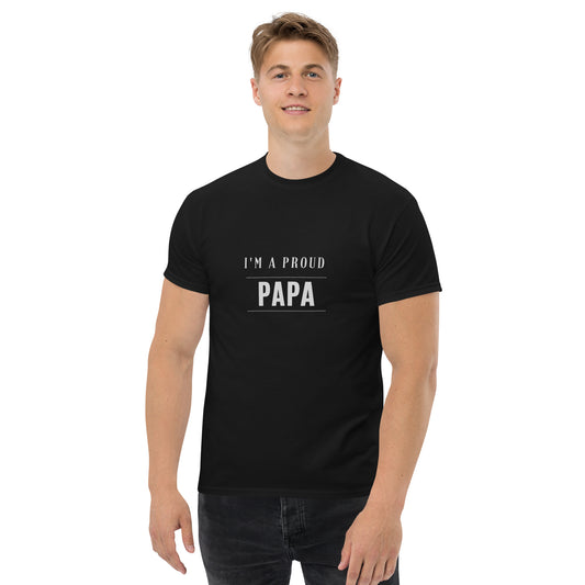 Proud Papa Men's classic tee