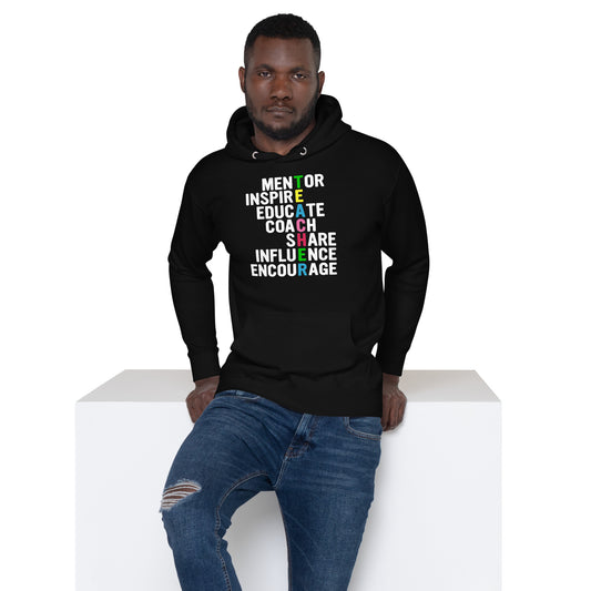 Teacher Words Unisex Hoodie