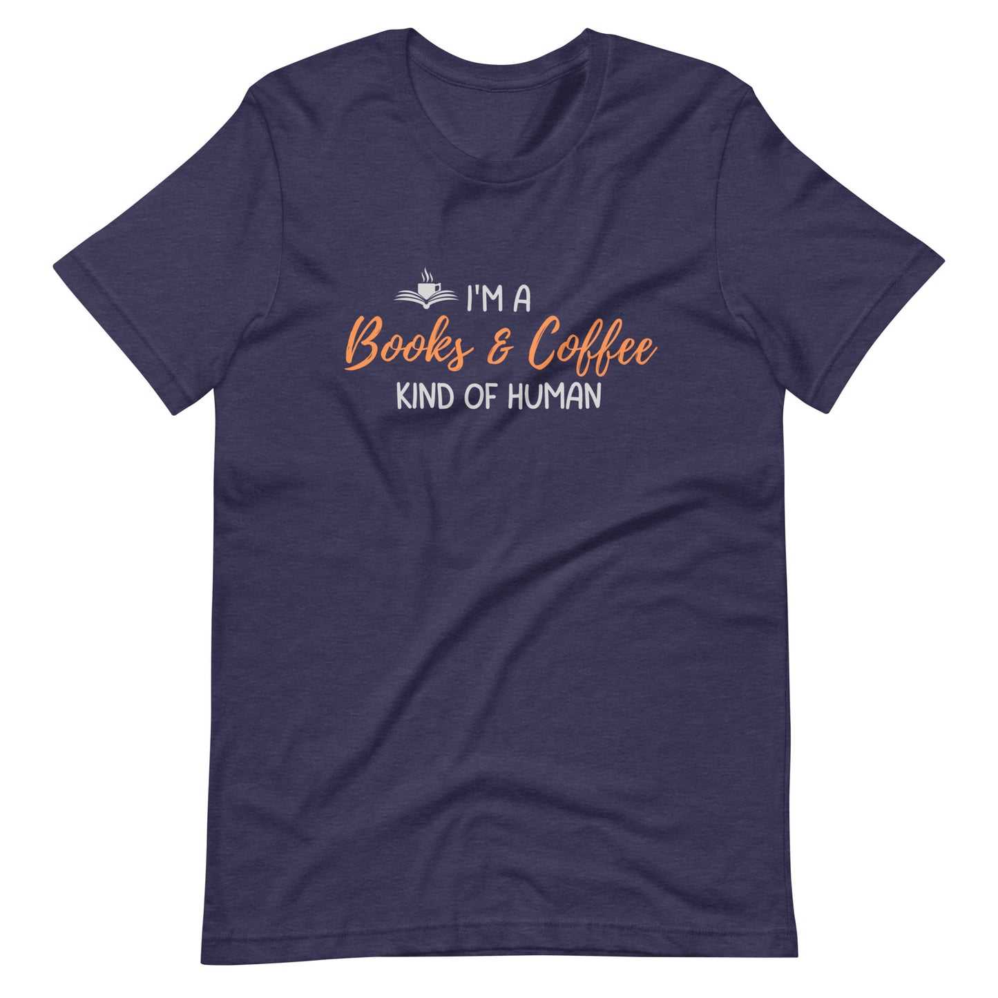 Books & Coffee Human Unisex t-shirt