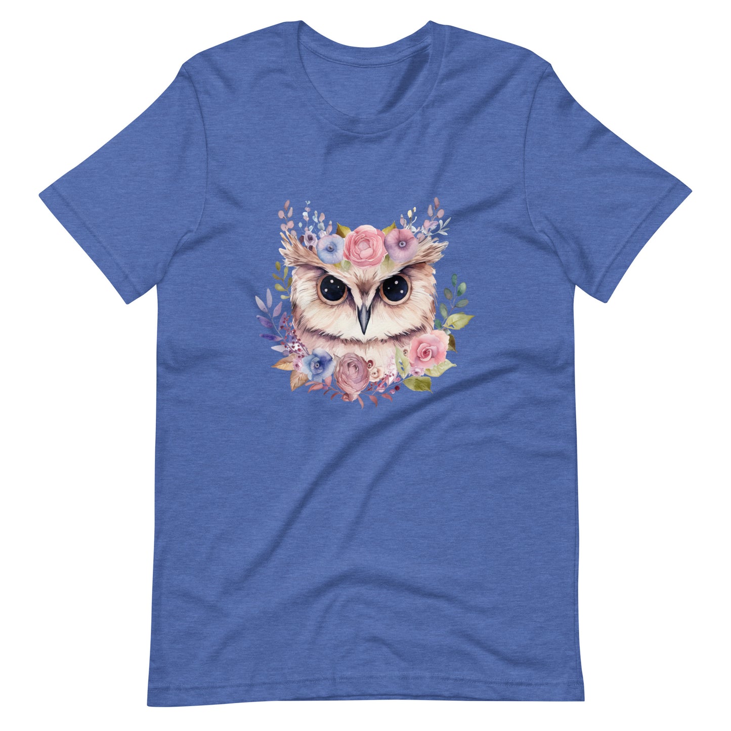 Whimsical Owl Bloom Unisex t-shirt