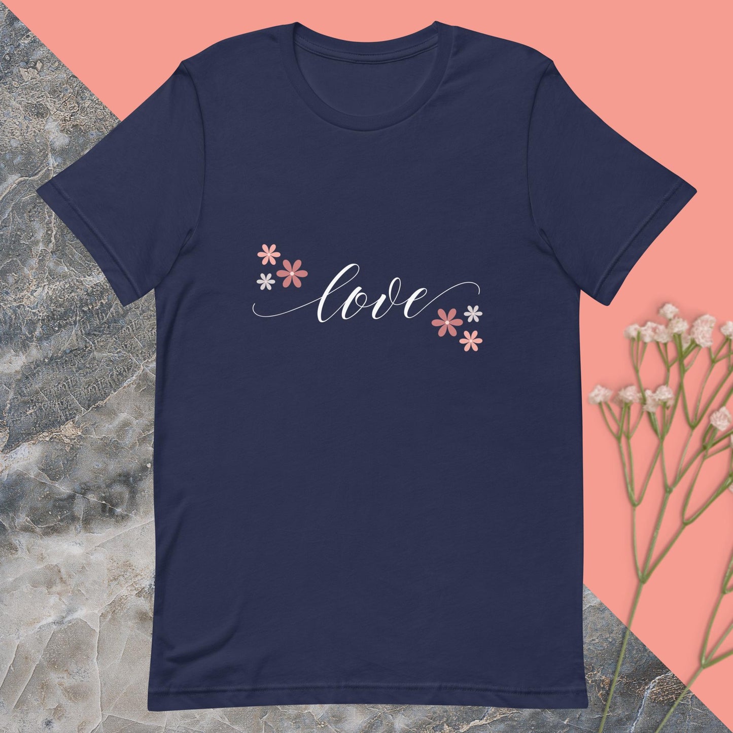 Love Flowers Unisex t-shirt