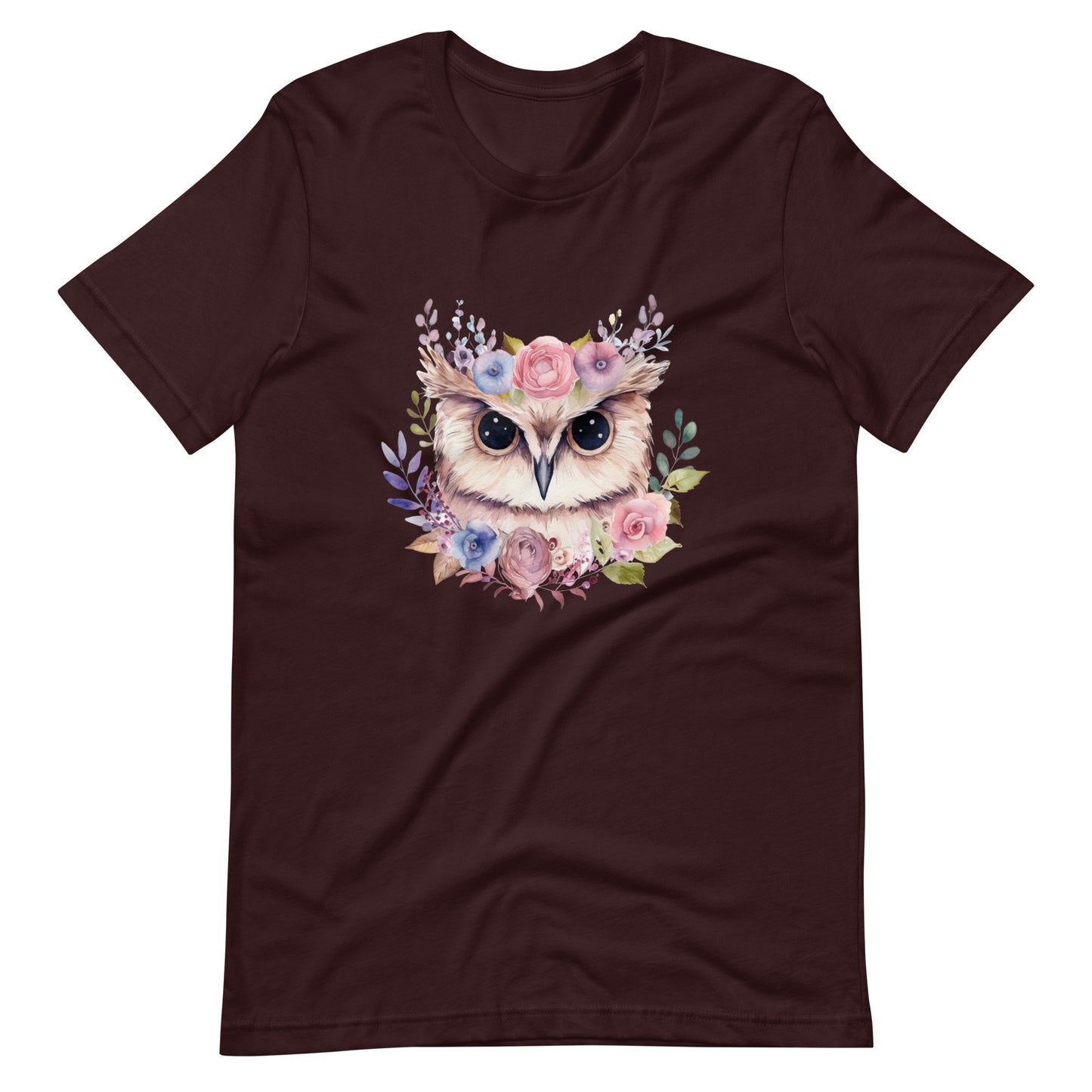 Whimsical Owl Bloom Unisex t-shirt